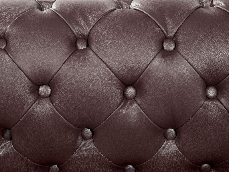Fotel skórzany brązowy CHESTERFIELD zdjęcie 6