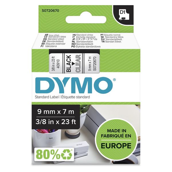 DYMO D1 Standard 9mm zdjęcie 1
