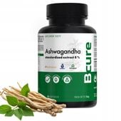 Ashwagandha FORTE BCure żeń szeń indyjski MOCNY EKSTRAKT z korzenia 90 kaps