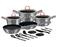 zestaw garnków berlinger haus bh-7044 moonlight 17 elem