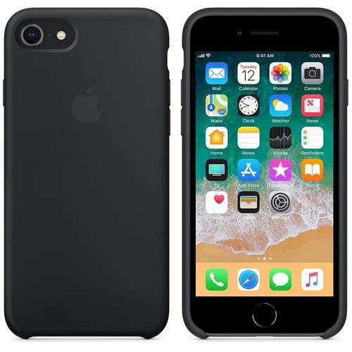 Apple iPhone 8 / 7 Silicone Case - Black na Arena.pl
