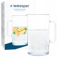 Szklany dzbanek na napoje Wessper D2 Borosilicate 3l karafka do lemoniady