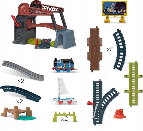 FISHER PRICE TOMEK I PRZYJACIELE MOST ZWODZONY ZESTAW TORÓW + lokomotywka na Arena.pl