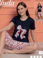 Damska piżama krótka bawełniana wygodna turecka L