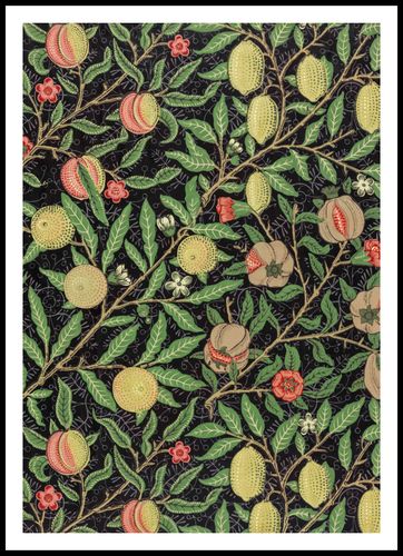 Plakat 70x100cm Fruit Pattern, William Morris Vintage do Salonu na Arena.pl
