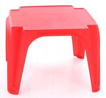 Stół stolik do pokoju dla dzieci solidny plastikowy 55 x55 x 38cm
