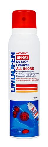 Undofen Antygrzybiczy Spray do stóp i obuwia All in One  150ml na Arena.pl