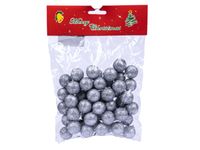 C79252 KULKI KULECZKI STYROPIANOWE BROKATOWE NA STROIK  3 KOLORY