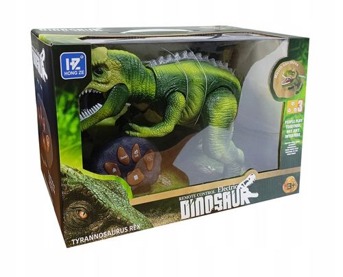 DINOZAUR DLA DZIECI ZDALNIE STEROWANY ROBOT ZABAWKA NA PILOTA CHODZI RYCZY na Arena.pl