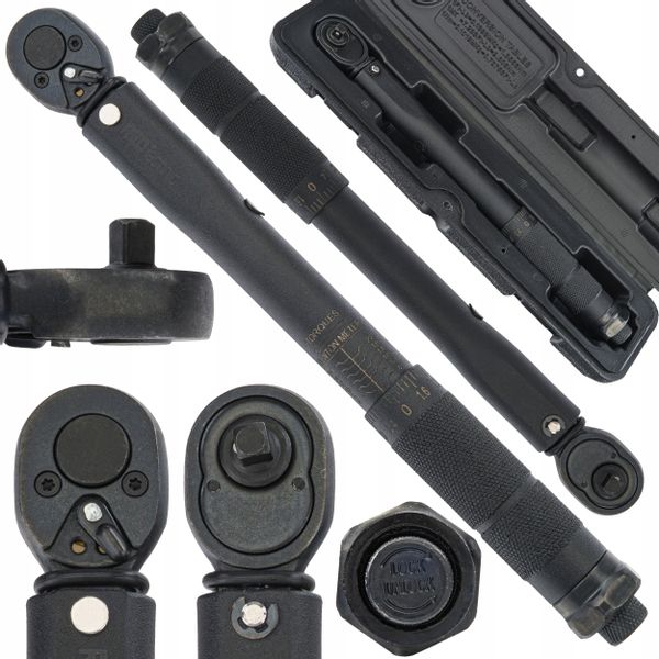 Klucz DYNAMOMETRYCZNY do Kół 1/4'' 2-24Nm z Blokadą Certyfikat zdjęcie 1