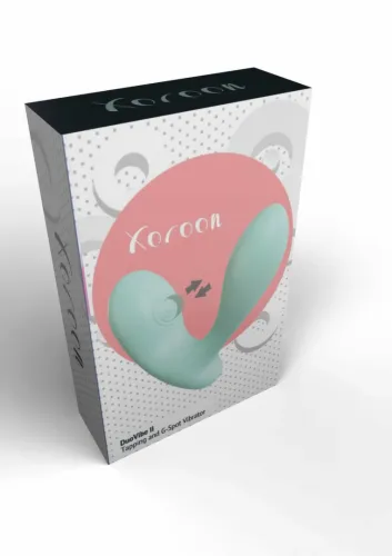 xocoon duovibe ii tapping vibrator - podwojna stymulacja, silikon na Arena.pl