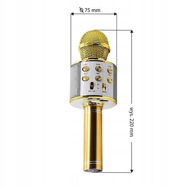 MIKROFON KARAOKE GŁOŚNIK BLUETOOTH MANTA MODULACJA zdjęcie 10