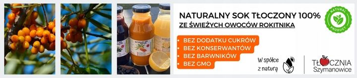 Sok z rokitnika 100% naturalny prozdrowotny 5L zdjęcie 3