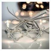 Biżuteryjna Maska Karnawałowa Z Kryształkami Ms2