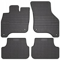 Dywaniki gumowe czarne VOLKSWAGEN E-Golf 2014-2019
