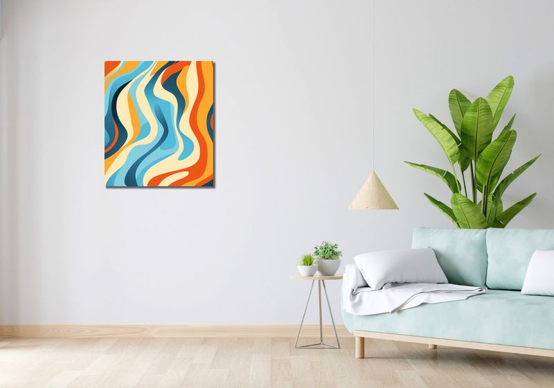Obraz 60x70cm Tańczące Fale zdjęcie 2