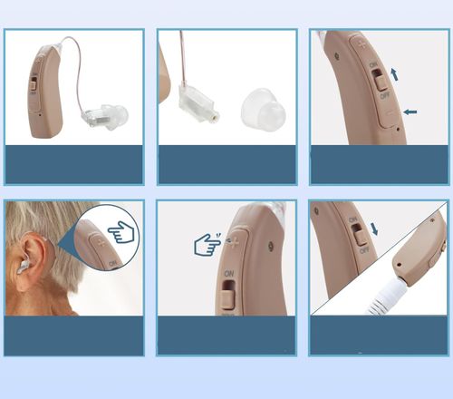 UŻYWANE Cyfrowy aparat słuchowy WEIYII VHP-1704 ładowalny z redukcją hałasu na Arena.pl