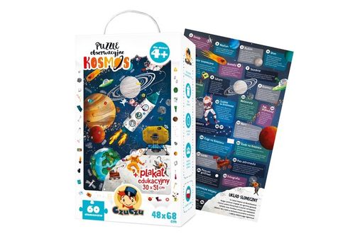 CzuCzu Puzzle obserwacyjne kosmos 60 elementów na Arena.pl