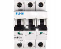 WYŁĄCZNIK NADPRĄDOWY EATON 3P B 63A 15KA AC FAZ-B63/3 278853