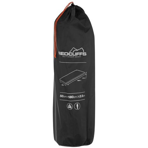 MATA SAMOPOMPUJĄCA TURYSTYCZNA MATERAC 180x50x2,5CM REDCLIFFS SZARA na Arena.pl