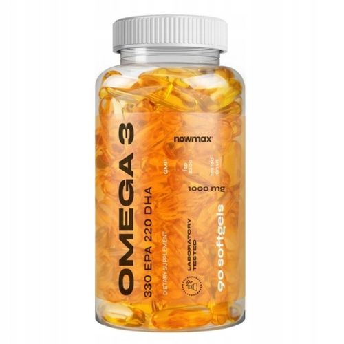 nowmax OMEGA 3 1000mg 330 EPA 220 90kaps + ACTIVLAB ESSEPATIL EXTRA 50 kaps na Arena.pl