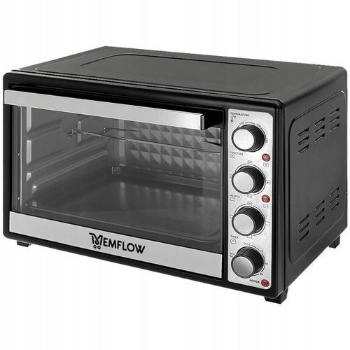 PIEKARNIK ELEKTRYCZNY MINI PIECYK PRZENOŚNY TERMOOBIEG 45L ROŻNO INOX na Arena.pl