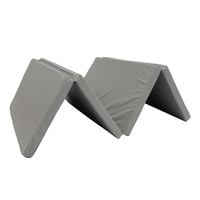 materac gimnastyczny Gamma 200x100 czteroczęściowy 8 cm szary