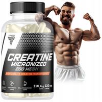 KREATYNA MONOHYDRAT Trec Creatine Micronized 200 Mesh 120 kaps NA MIĘŚNIE