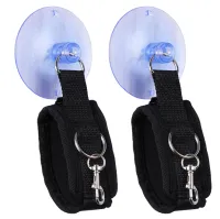 ohmama fetish - uniwersalne mankiety na nadgarstki z przyssawką, regulowane