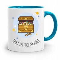 Dla Dja Muzyka Kubek Błękitny To Skarb Prezent Z Nadrukiem Ze Zdjęciem