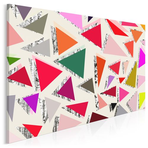 32101 Obraz na płótnie TRÓJKĄTY KOLOROWY na Arena.pl