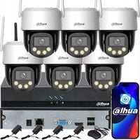 Zestaw Monitoringu DAHUA 6 Kamer 8MPx P8F-PV WizColor 4K Analiza obrazu AI