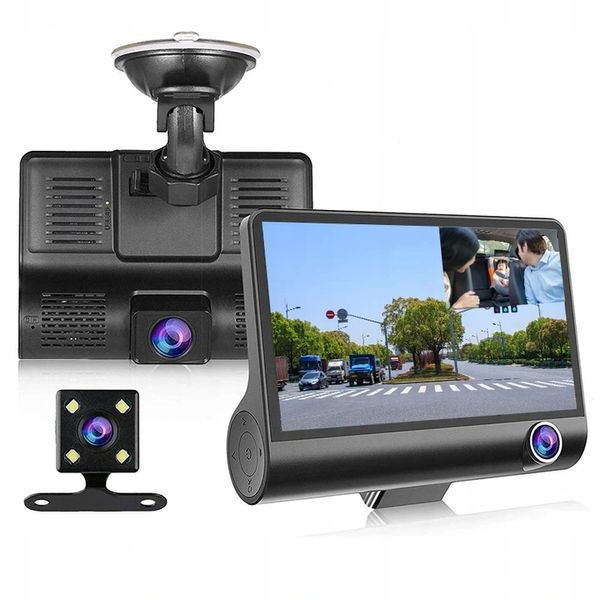 REJESTRATOR JAZDY 3 KAMERY+KAMERA COFANIA FULLHD zdjęcie 1