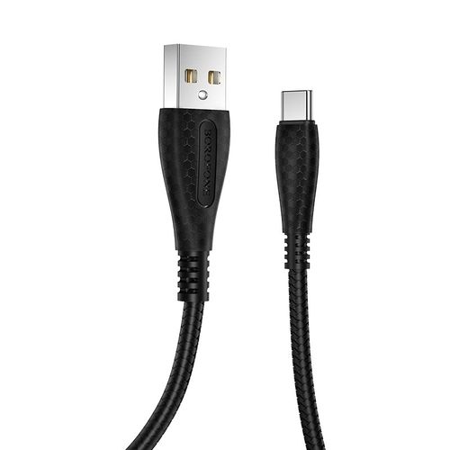 Borofone - kabel USB-A do USB-C 1m czarny na Arena.pl