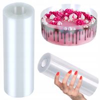 FOLIA RANTOWA OWIJKA RANT CUKIERNICZY DO TORTU TAŚMA BRZEGOWA 20cm x 3m