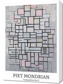 Obraz 50x70cm Design Composition 4, Mondrian Vintage do Salonu