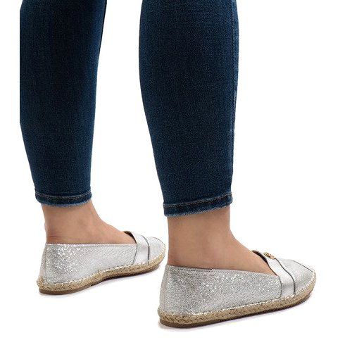 Srebrne espadryle GFXWFD2 r.36 na Arena.pl