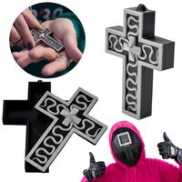 Krzyż Thanosa SQUID GAME prezent krzyżyk ze skrytką