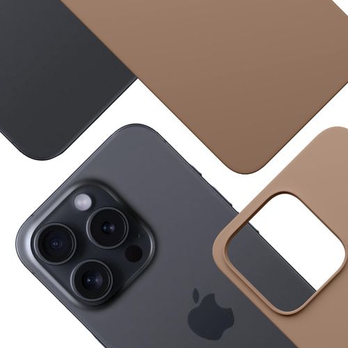 Etui z MagSafe na tył Apple iPhone 15 Pro - 3mk HARDY MagSilicone Dark Gold na Arena.pl