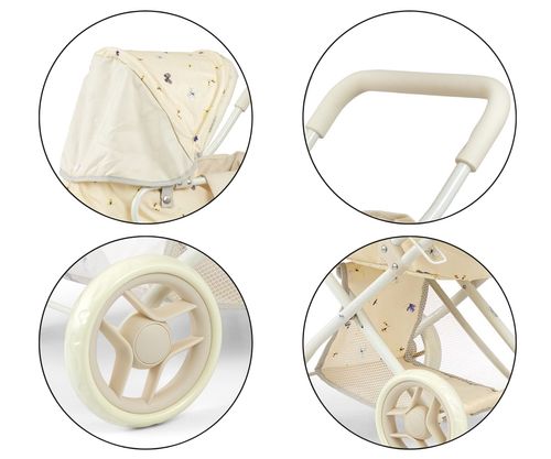 ND18_6245 Milly Mally Wozek dla lalek Alice Natur na Arena.pl