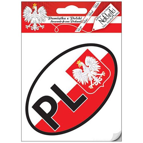 Naklejka na samochód PL - Orzeł na Arena.pl