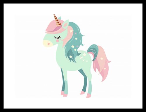 Plakat 35x25cm Jednorożec Marzeń na Arena.pl