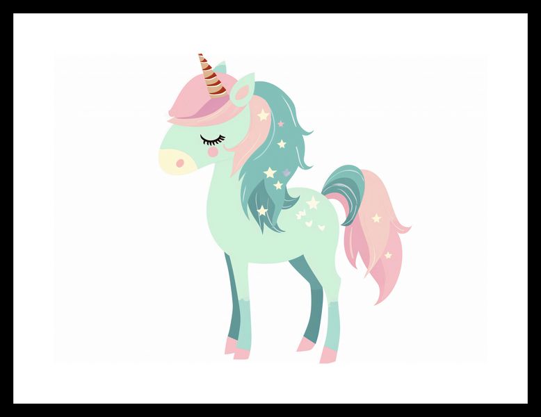 Plakat 35x25cm Jednorożec Marzeń zdjęcie 3