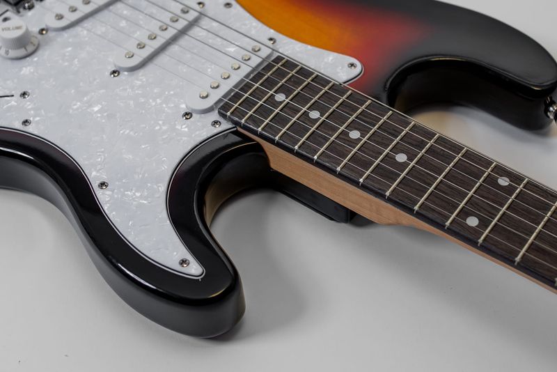 Gitara elektryczna Preston ST-10 VS Sunburst Combo 15W Pokrowiec ZESTAW zdjęcie 6
