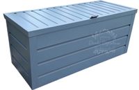Skrzynia ogrodowa metalowa kufer 150x60x70cm  antracyt GP350