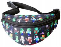 Saszetka nerka dziecięca do pasa motyw gry Minecraft biodrówka