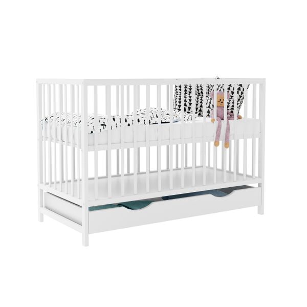 Łóżeczko szuflada MAGDA BIAŁA zdjęcie 4