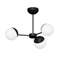 PLAFON LAMPA MILAGRO SFERA BLACK MLP8865 CZARNY