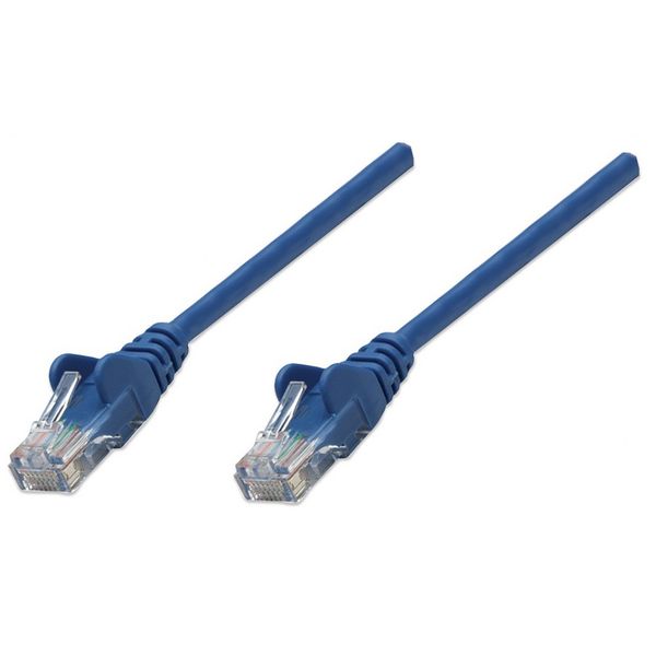 PATCH CORD CAT6 UTP 2,0M NIEBIESKI INTELLINET 100% MIEDŹ zdjęcie 1