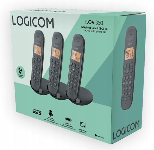 Telefon bezprzewodowy Logicom ILOA350 zdjęcie 6
